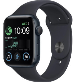 Смарт-часы Apple Watch SE 2 (2022) 44mm Midnight Aluminium Case with Midnight Sport Band