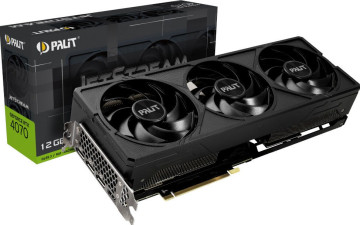 Видеокарта PALIT GeForce RTX 4070 Jetstream 12GB DLSS 3