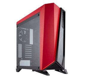 Корпус Corsair [ Carbide ] SPEC-OMEGA Tempered Glass, BLACK-RED