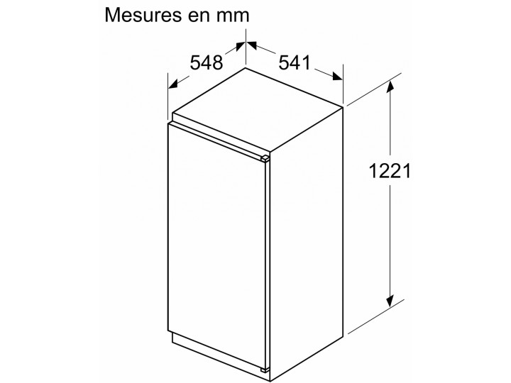 Встраиваемый холодильник Bosch KIR41NSE0