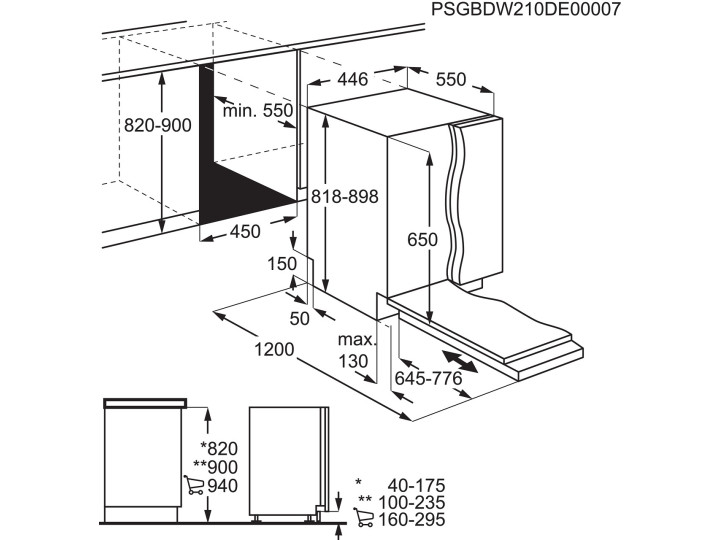 Встраиваемая посудомоечная машина Electrolux EEM63310L