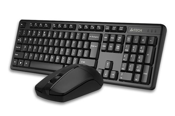 Беспроводной комплект клавиатура+мышь A4Tech 3330N