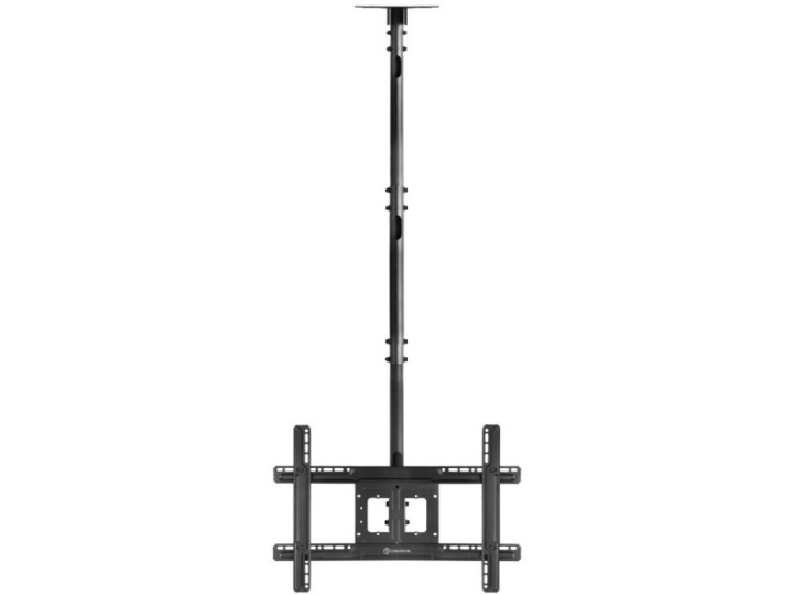 Потолочный кронштейн для ТВ ONKRON N2L чёрный, для 32"-80", наклон 15°, поворот 60°, нагрузка до 68, 2 кг, расстояние до потолка 717-3104 мм