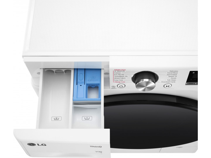 Стиральная машина LG F4WR711S2W (56, 5см / 11кг / 1400об / пар / AI DD / Steam / ThinQ(Wi-Fi) / Inverter Direct Drive / A+++) Стиральная машина LG F4WR711S2W (56, 5см / 11кг / 1400об / пар / AI DD / Steam / ThinQ(Wi-Fi) / Inverter Direct Drive / A+++)