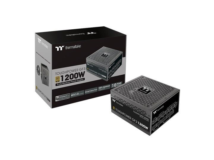 Блок питания Thermaltake ATX 1200W Toughpower GF3 80 Plus Gold (PS-TPD-1200FNFAGE-4 ) Блок питания Thermaltake ATX 1200W Toughpower GF3 80 Plus Gold (PS-TPD-1200FNFAGE-4 )