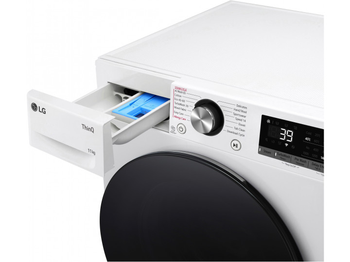 Стиральная машина LG F4WR711S2W (56, 5см / 11кг / 1400об / пар / AI DD / Steam / ThinQ(Wi-Fi) / Inverter Direct Drive / A+++) Стиральная машина LG F4WR711S2W (56, 5см / 11кг / 1400об / пар / AI DD / Steam / ThinQ(Wi-Fi) / Inverter Direct Drive / A+++)