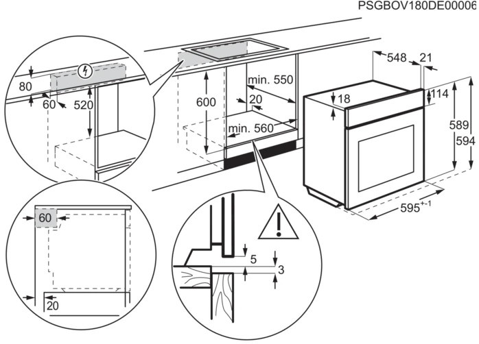 Духовой шкаф Electrolux EOF4P56X