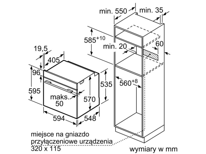 Духовой шкаф Bosch HBA534BB0