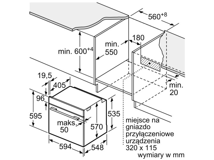 Духовой шкаф Bosch HBA534BB0