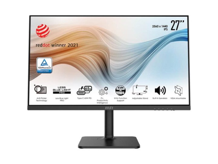 Монитор MSI Modern MD272QP 27" IPS 2560x1440px 4 ms