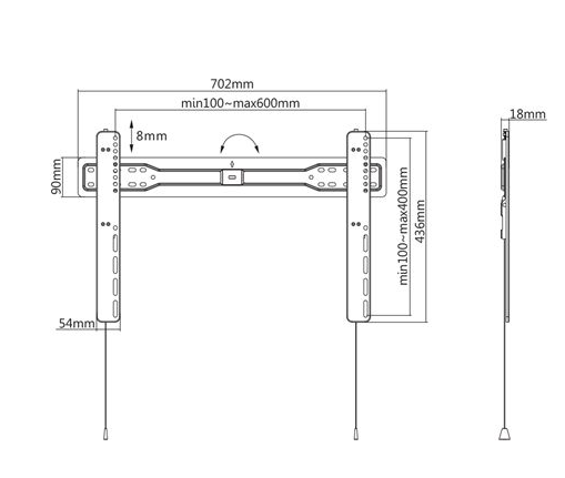 Крепление DELTACO ARM-0151