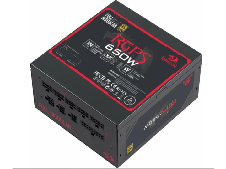 Блок питания Redragon RGPS-650W 650W