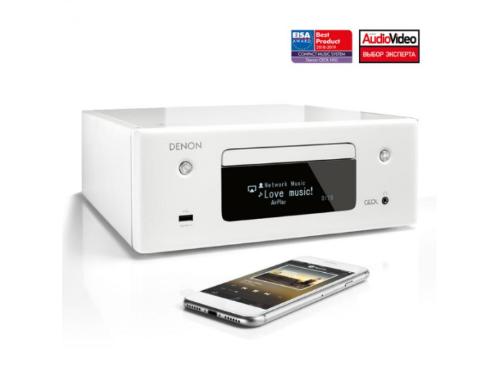 Ресивер Denon RCD-N10 белый