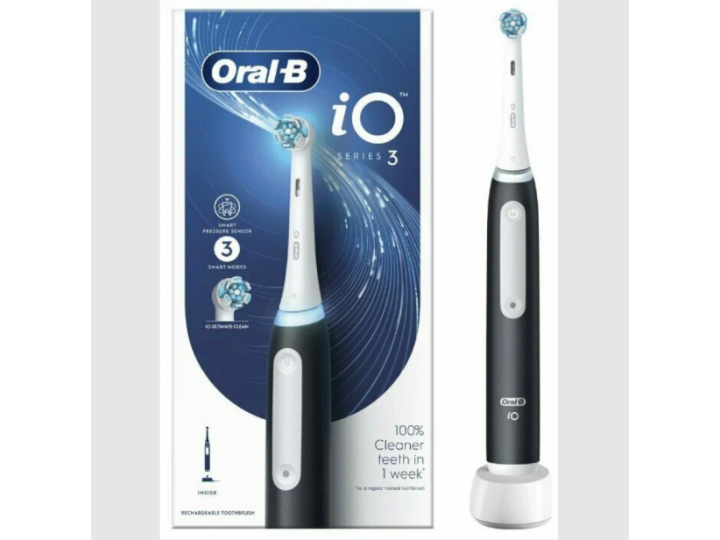 Зубная щетка электрическая Braun Oral-B iO 3 Matt Black Зубная щетка электрическая Braun Oral-B iO 3 Matt Black