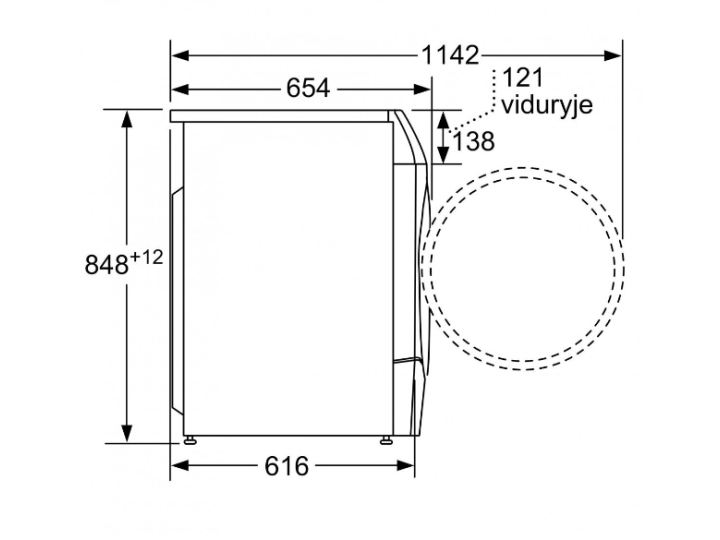 Стиральная машина с функцией сушки Bosch WNC254ARSN
