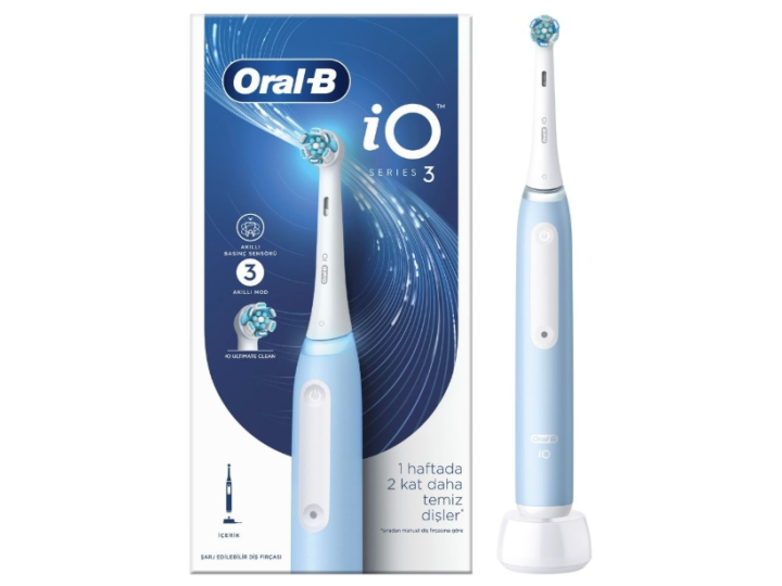 Зубная щетка электрическая Braun Oral-B iO 3 Ice Blue Зубная щетка электрическая Braun Oral-B iO 3 Ice Blue
