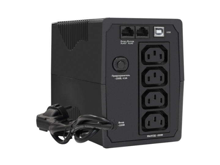 ИБП ExeGate Power Back BNB-1000.LED.AVR.4C13.RJ.USB