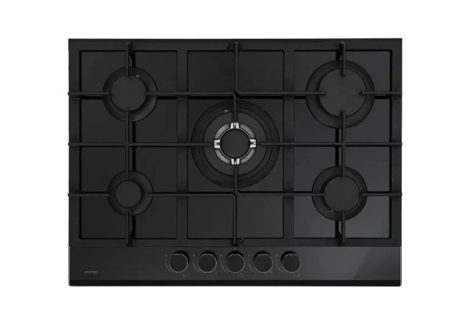 Газовая варочная панель MPM MPM-70-GMH-21 черное стекло