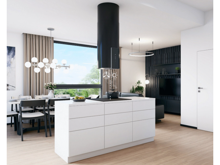 Вытяжка островная VDB Mah Isla Glass Черный Вытяжка островная VDB Mah Isla Glass Черный