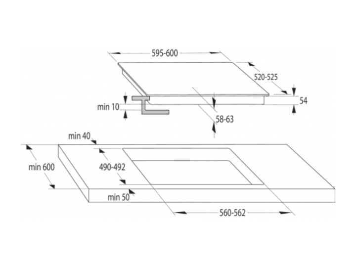 Индукционная варочная панель Gorenje GI6421SYB