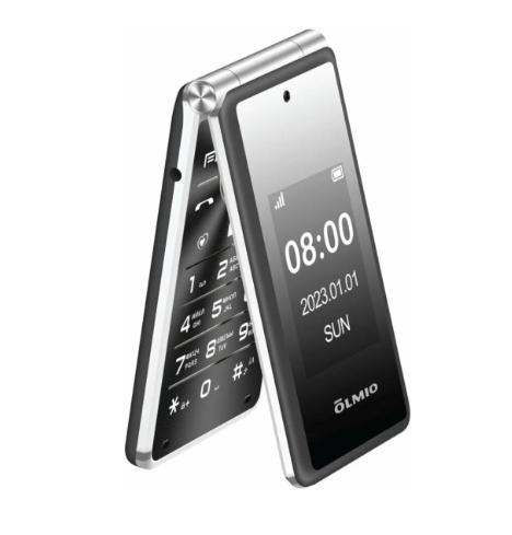 Телефон мобильный Olmio F50, чёрный