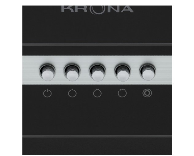 Вытяжка наклонная KRONA IRMA A 600 black PB