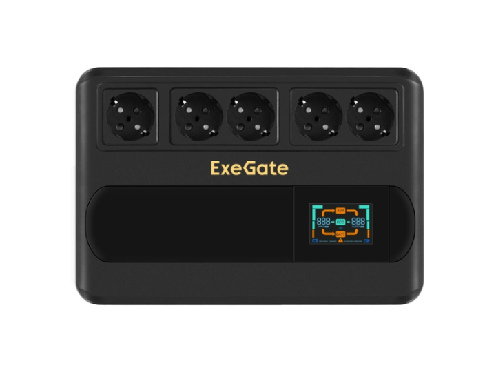 ИБП ExeGate NEO Smart BU-1000.LCD.AVR.5SH ИБП ExeGate NEO Smart BU-1000.LCD.AVR.5SH