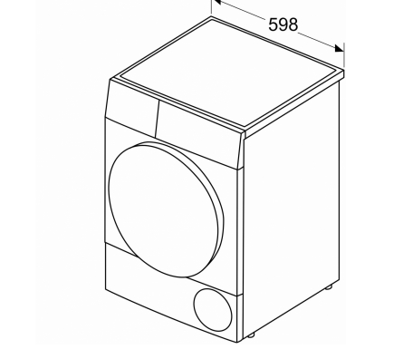 Сушильная машина с тепловым насосом Bosch WQB245CBSN