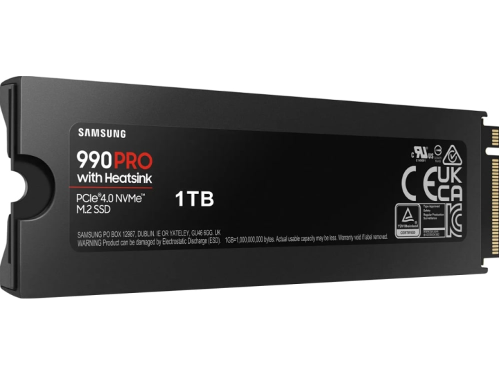 Жесткий диск SSDM.2 1TB Samsung 990 PRO c радиатором