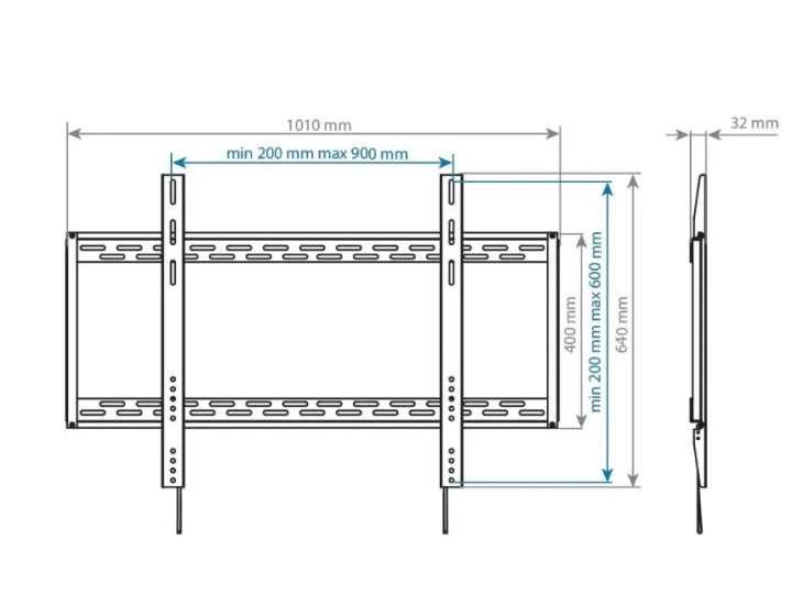 Кронштейн для телевизора Arm Media PT-100, 55-100"