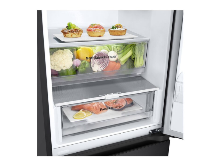 Холодильник LG GBV3100EEP матовый черный Холодильник LG GBV3100EEP матовый черный