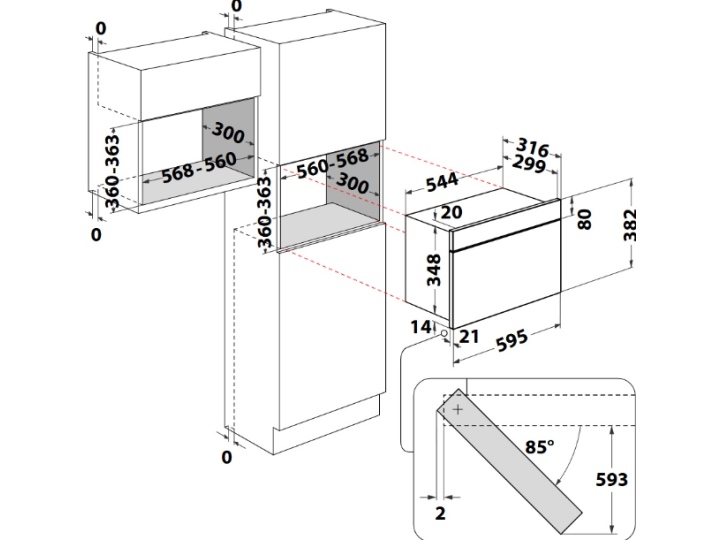 Встраиваемая микроволновка Whirlpool MBNA900B Встраиваемая микроволновка Whirlpool MBNA900B