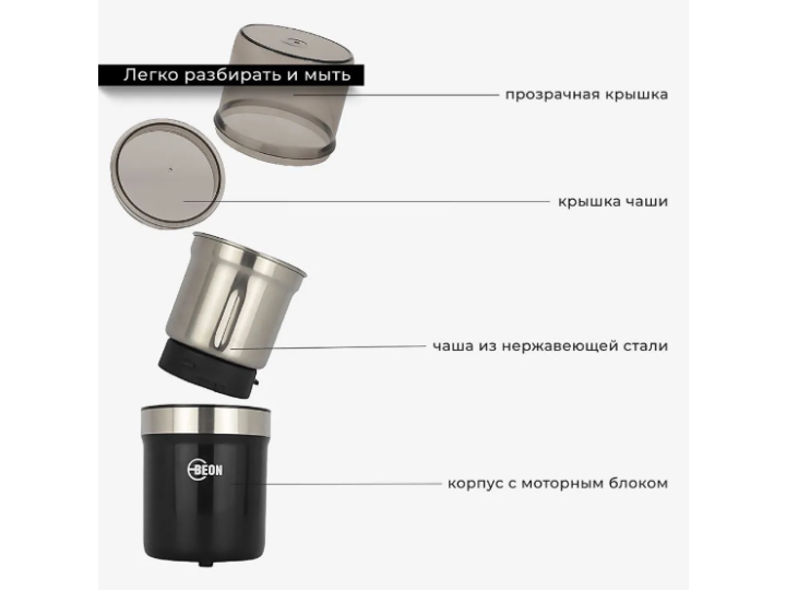 Кофемолка-измельчитель специй BEON BN-2601