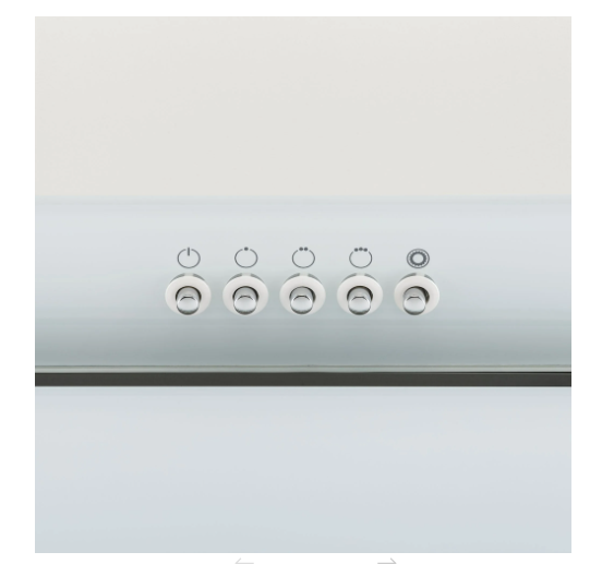 Наклонная вытяжка Krona Liva 500 white PB