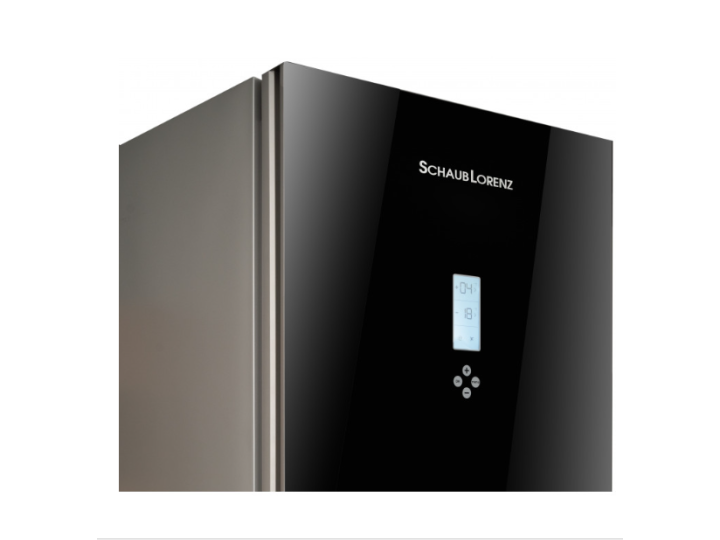 Холодильник Schaub Lorenz SLU S379Y4E черное стекло Холодильник Schaub Lorenz SLU S379Y4E черное стекло