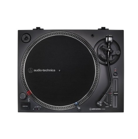 Проигрыватель винила Audio-Technica AT-LP120X, черный