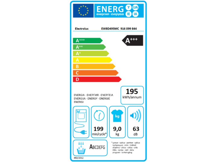 Сушильная машина с тепловым насосом Electrolux EW8D495MC