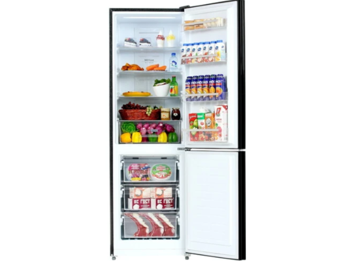 Холодильник Ascoli ADRFB375WG Чёрное стекло Холодильник Ascoli ADRFB375WG Чёрное стекло