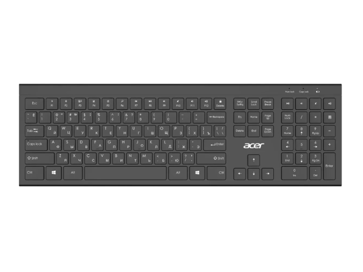Клавиатура беспроводная Acer OKR300 черный Клавиатура беспроводная Acer OKR300 черный