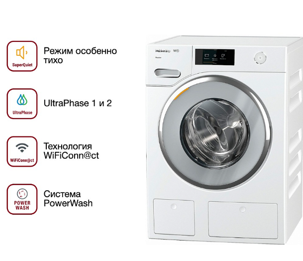 Стиральная машина Miele WWV 980 WPS White Edition