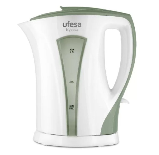 Чайник электрический UFESA Nyassa Белый/Оливковый