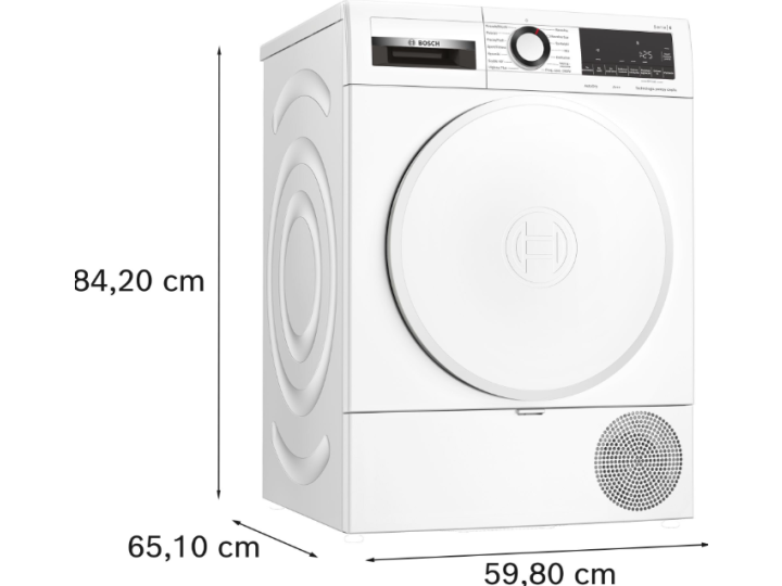 Сушильная машина с тепловым насосом Bosch WQG233DPPL