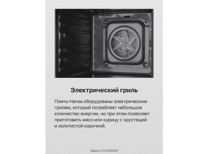 Электрическая плита Hansa FCCW580009