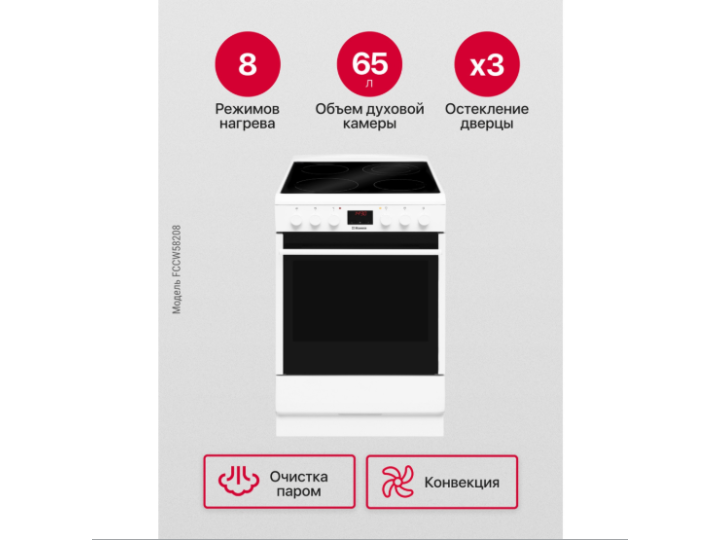 Электрическая плита Hansa FCCW58208 Электрическая плита Hansa FCCW58208