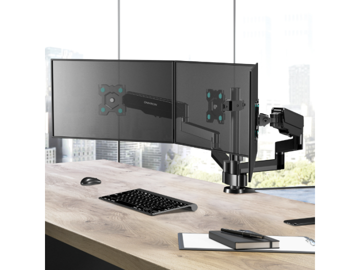 Кронштейн ONKRON G280 для трех мониторов 13"-32" дюймов настольный, черный Кронштейн ONKRON G280 для трех мониторов 13"-32" дюймов настольный, черный
