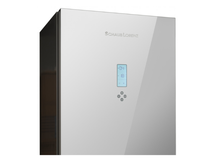Холодильник Schaub Lorenz SLU S379L4E, белое стекло