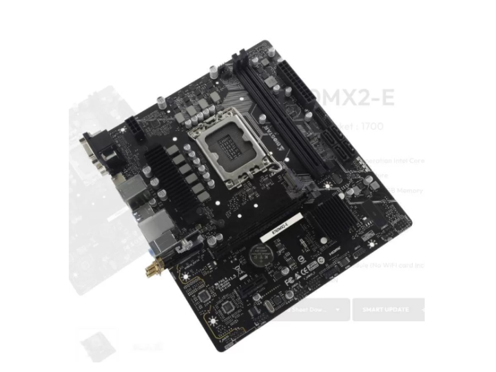 Материнская плата Biostar LGA1700 (Gen.12, 13, 14) (B760MX2-E) Intel B760