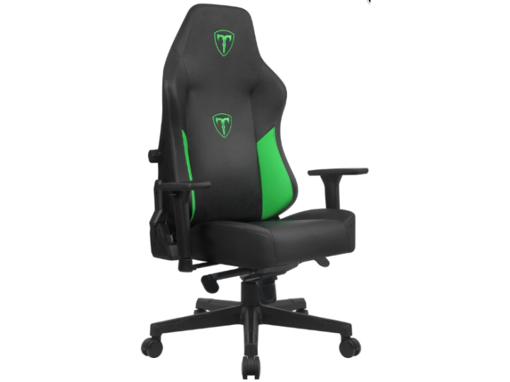 Игровое кресло Tline Grand, класс4 чёрный/зеленый Игровое кресло Tline Grand, класс4 чёрный/зеленый