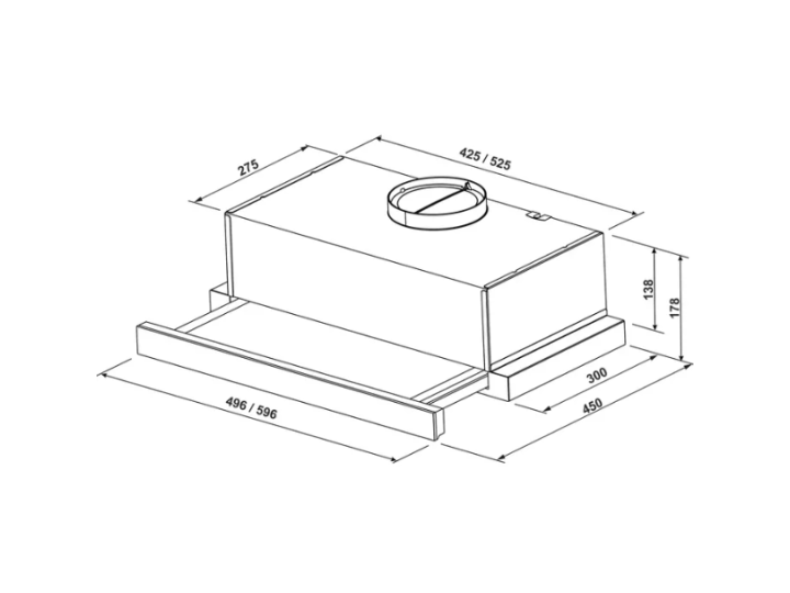 Вытяжка Eleyus TLS L14 150 50IS