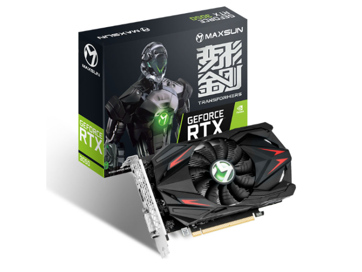 Видеокарта MAXSUN GeForce RTX3050 Transformer 6G S1